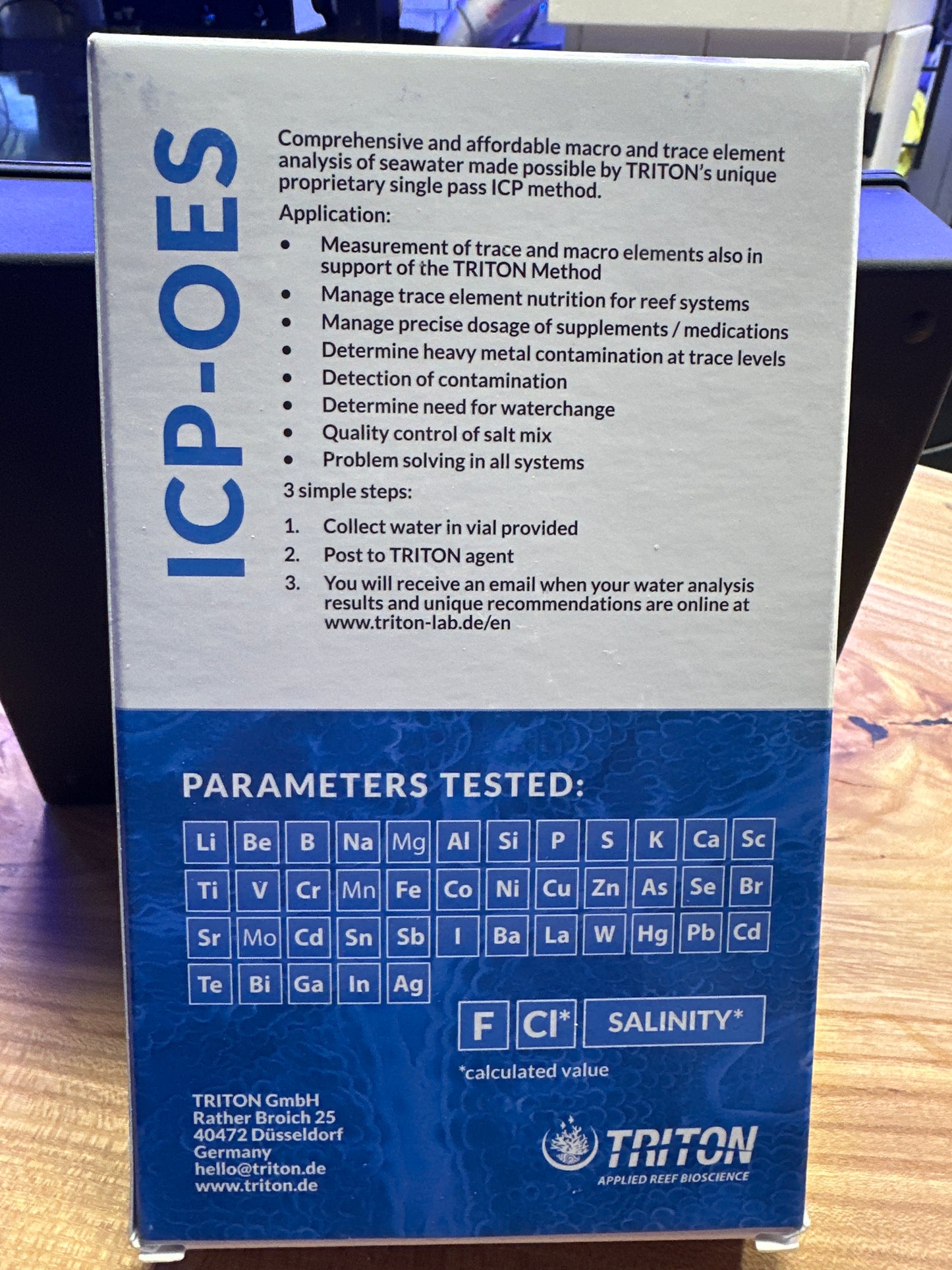 Triton ICP-OES Test Kit