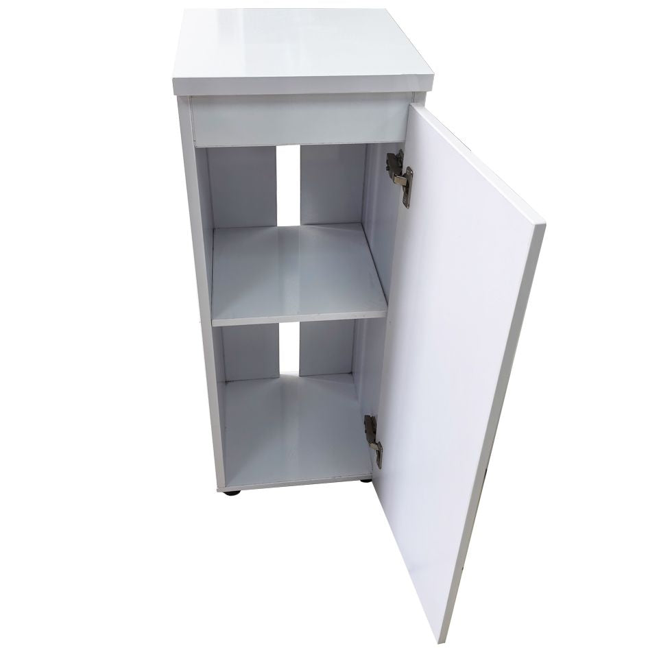 20Gal Laminated Wood Cabinet Stand (white)