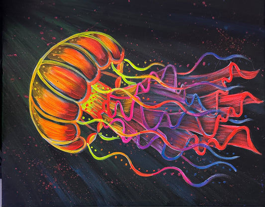 KILAARTS, Jellyfish Canvas (8x10)
