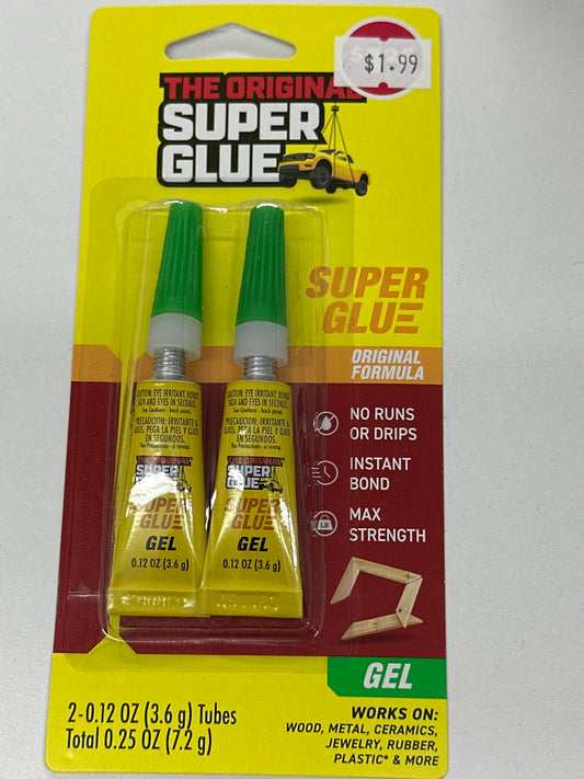 Super Glue (Gel) 2 pk