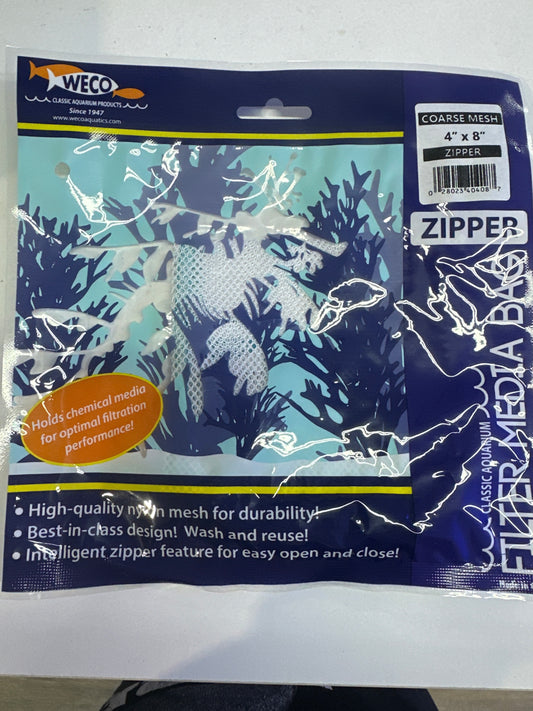 WECO Mesh Zipper Filter Media Bag