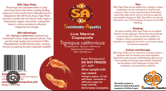 Sustainable Aquatics Copepods