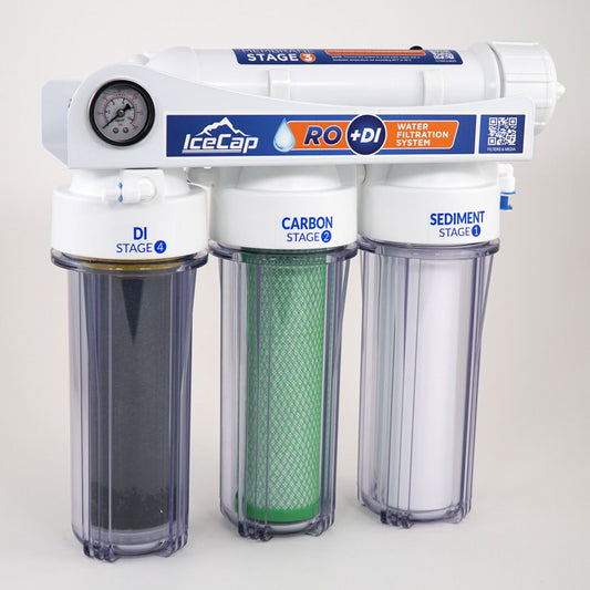 IceCap 4 Stage RO/DI Systems 100GPD