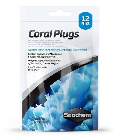 Seachem Lg Coral Plugs (12pk)