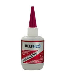 ReefH2O MAXI-CURE Extra Thick Cyanoacrylate Glue (1oz)