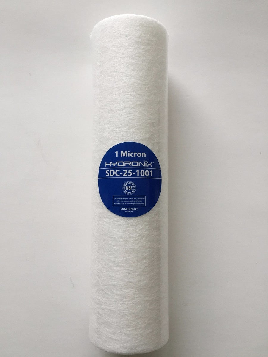 Hydronix SDC-25-1001 Whole House RO Reverse Osmosis Sediment Water Filter Cartridge
